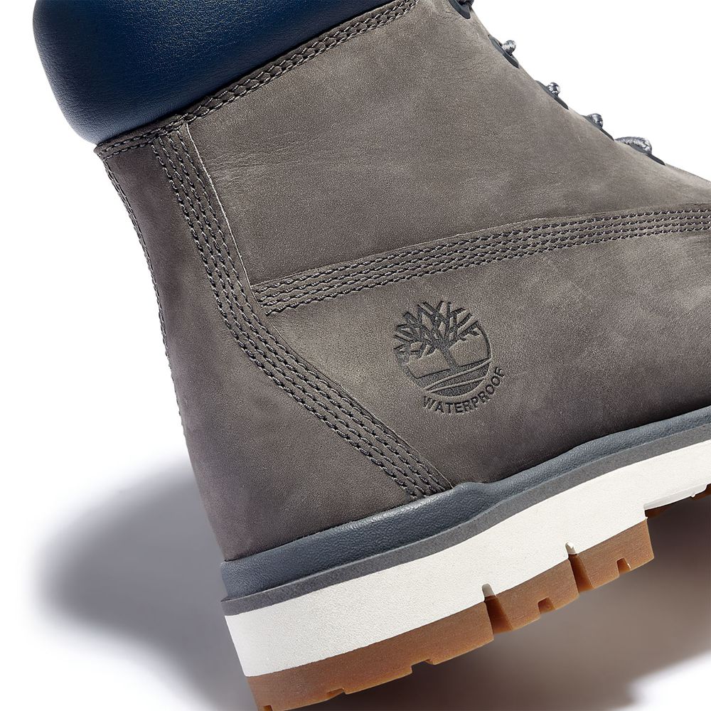 Timberland 6-Inch Μποτακια Ανδρικα Γκρι - Radford Waterproof - Greece 9162830-OP